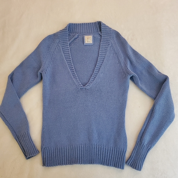 Deep V Neck Old Navy Sweater Blue - Picture 6 of 6